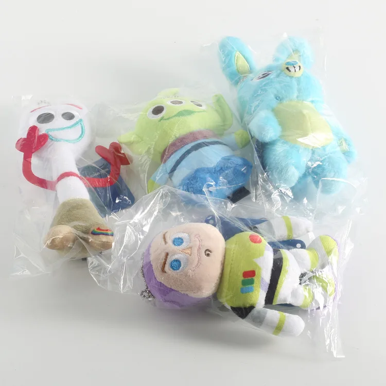 Disney 15 см История игрушек Lightyear 4 плюшевые мягкие куклы Forky Bunny Alien Buzz подарок для