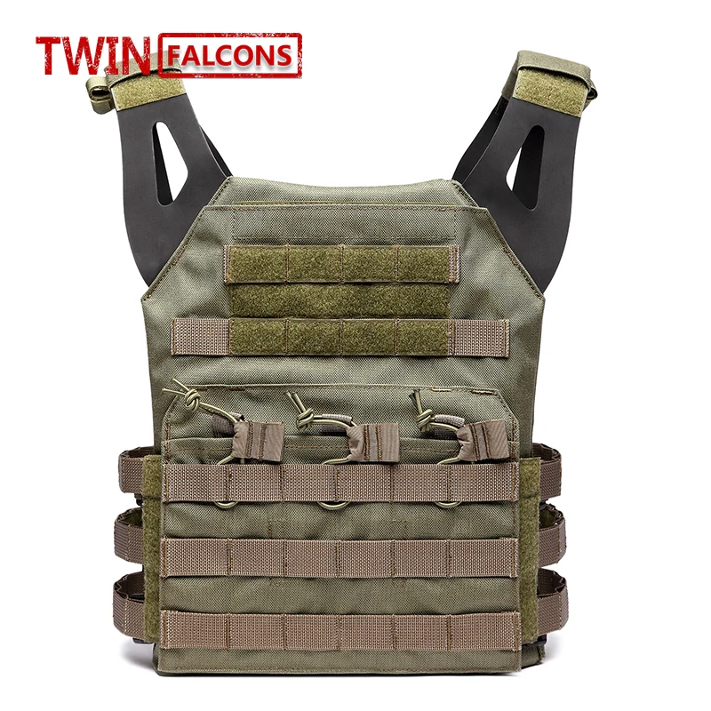 TwinFalcons тактический жилет 1000D Molle пуля доказательство плиты Перевозчик Пейнтбол