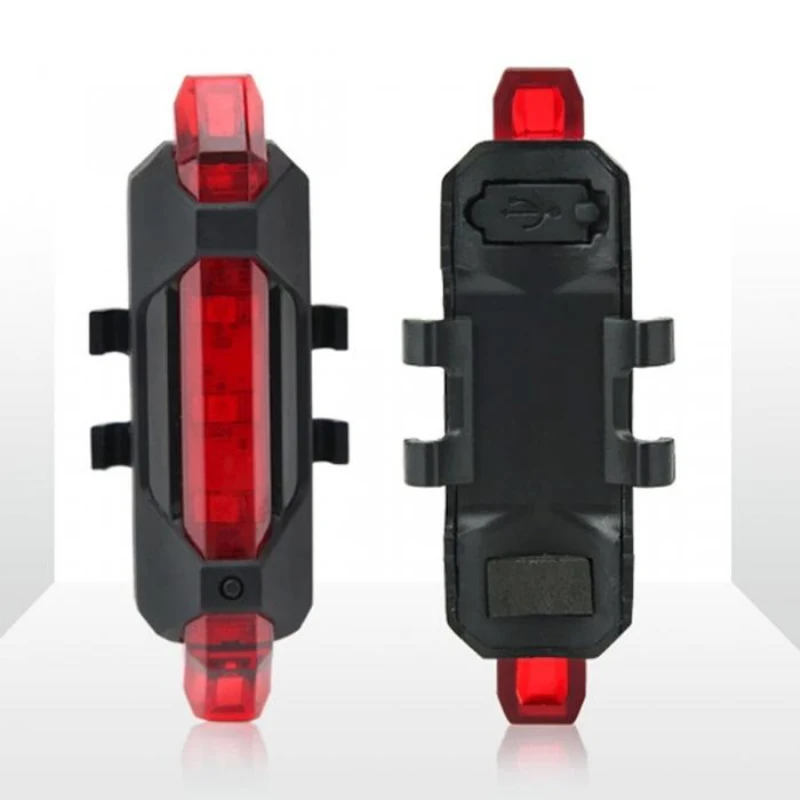 New Bicycle light LED Taillight Rear Tail Safety Warning Cycling Portable Light Bike Accessories, USB Style Rechargeable5