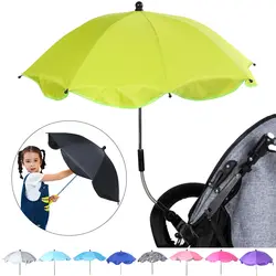 Детская коляска зонт высокого качества детский зонтик Регулируемый зажим коляска солнцезащитный козырек уличная коляска автомобильные
