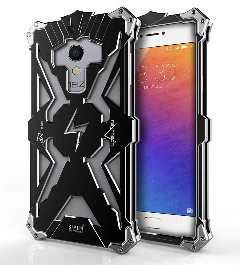 Алюминиевый бронированный чехол Thor для Meizu MX6 MX5 MX4 Pro телефона с вспышкой Железный