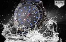 Оригинальный бренд мода Для мужчин часы кварцевые часы Для мужчин Водонепроницаемый наручные часы военные часы календарь Бизнес relogio masculino
