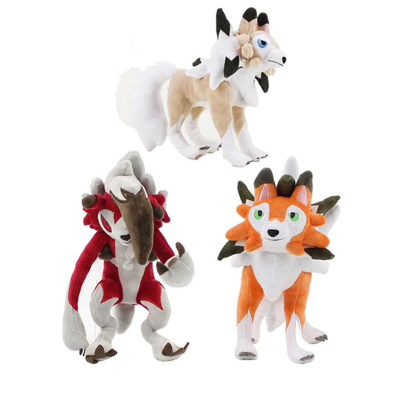 Игрушка плюшевая в виде покемона игрушка-Зверюшка Lycanroc дневное время суток