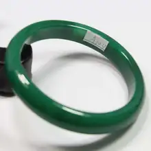 57~ 63 мм очень красивый Редкий Натуральный Зеленый жадеит браслет из натурального камня