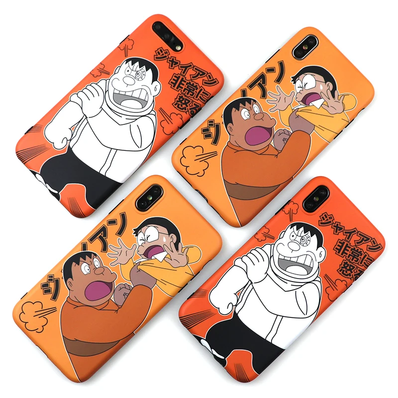 

maosenguoji Japanese funny cartoon pocket cat big G man Nobita boy Mobile Phone Case for iphone 6 6s 6plus 7 8 plus X XR XS MAX