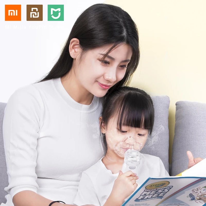 

Xiaomi Mijia Jiuan Andon Portable Micro-Atomizer Nebulizer Mini Handheld Inhaler Respirator For Children And Adult Cough Treat