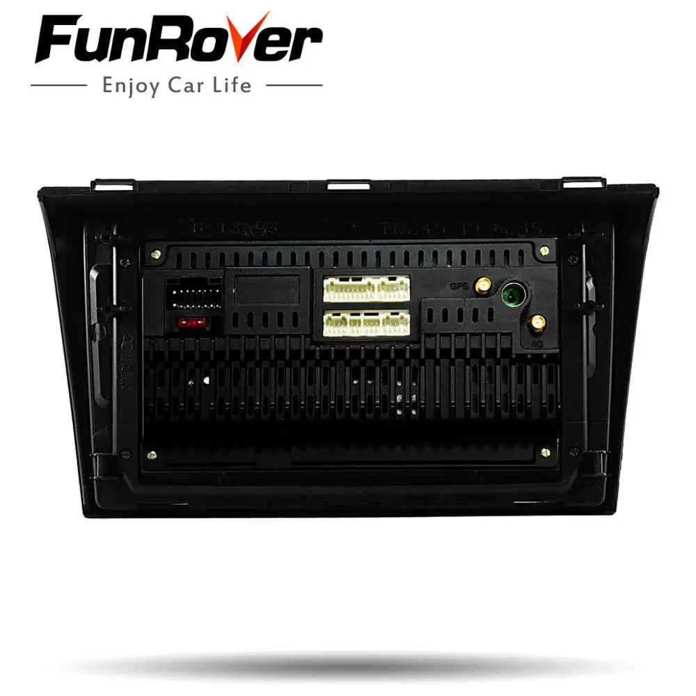 Funrover 2.5D+ ips 2 Din android 9,0 Автомобильный мультимедийный dvd Радио для Mazda 3 Mazda3 2004-2009 Автомобильный dvd gps навигации стерео проигрыватель