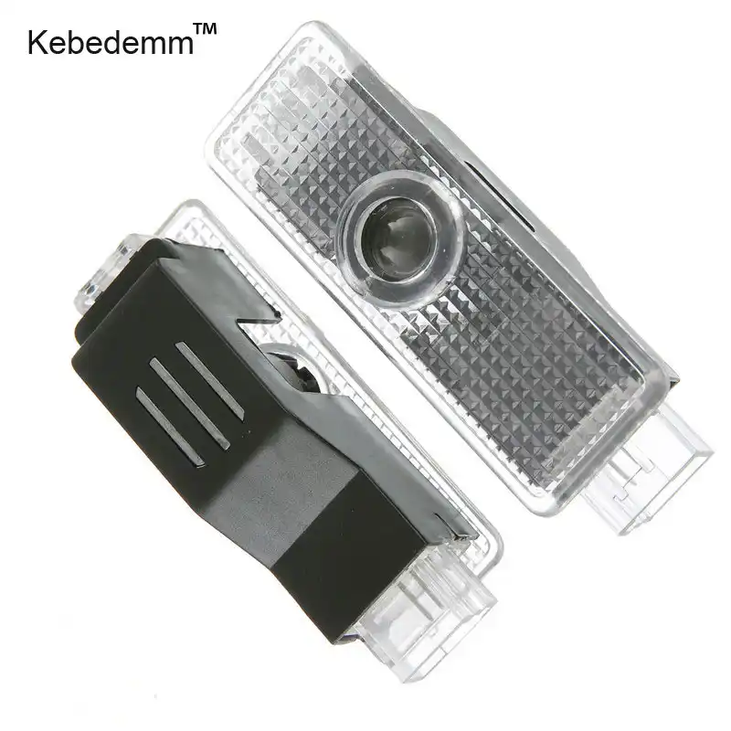 Kebedemm 2 Pcs 1 Lot Car Logo Door Light Car Led Projector Laser