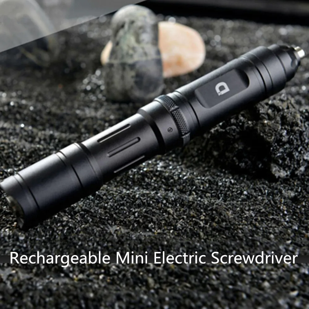X 1 Rechargeable Low Noise Aviation Aluminium Mini Electric Screwdriver For Dismounting