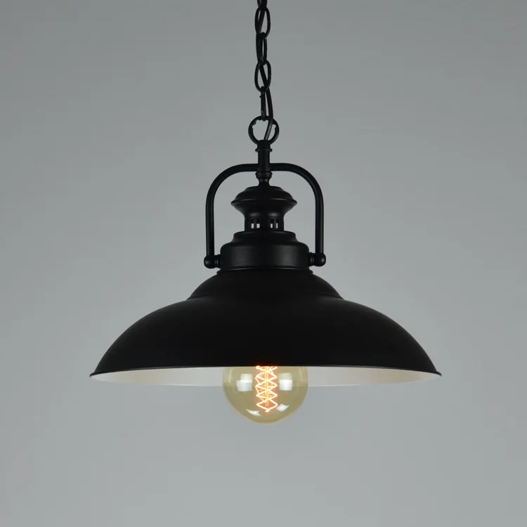 Black retro iron pendant lights for Loft Warehouse Dia 32/38CM vintage
