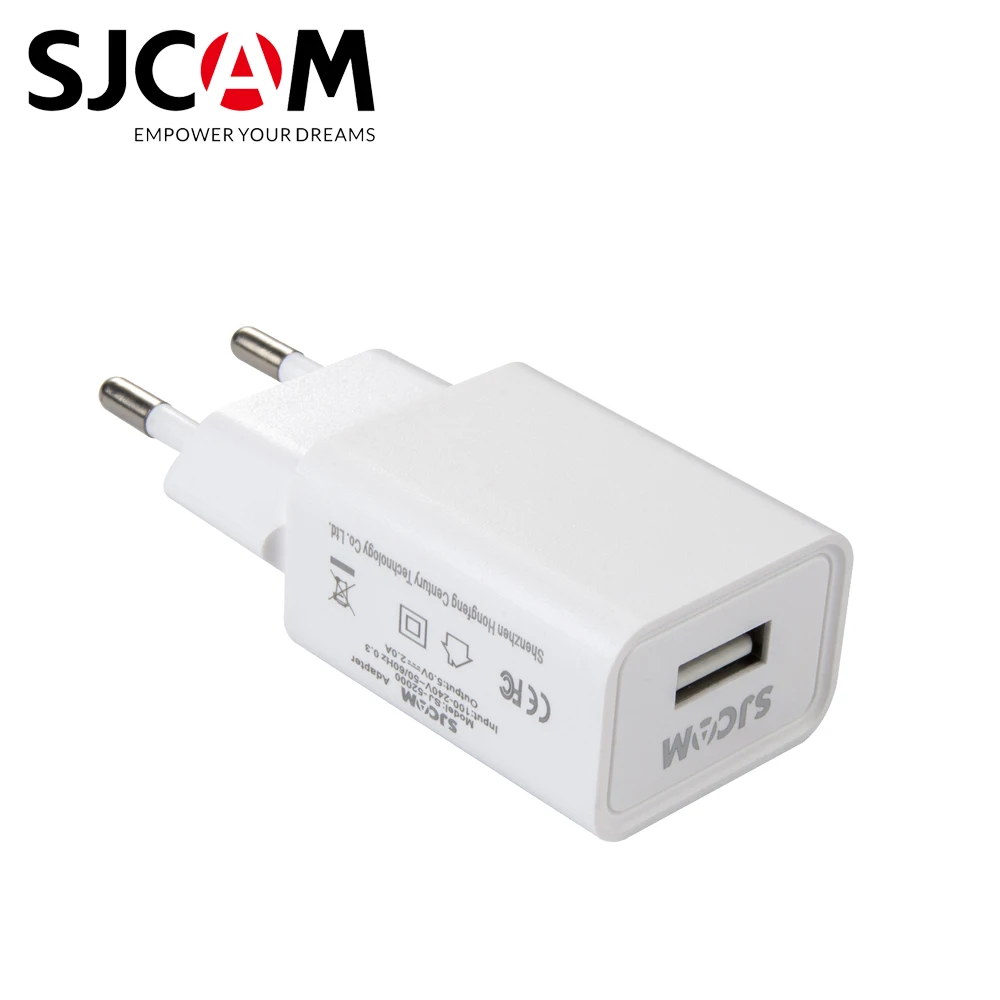 

SJCAM Universal EU US Plug Intelligent USB Power Wall Charger Adapter Travel Power Charging Adapter for Action Cameras/Phones