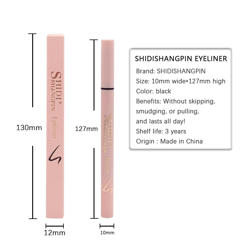 1PC Black Eyeliner Best Waterproof Liquid Eye liner Pen High Pigment & Long Lasting Makeup Eyeliner 1PC Black Eyeliner Best Waterproof Liquid Eye liner Pen High Pigment & Long Lasting Makeup Eyeliner