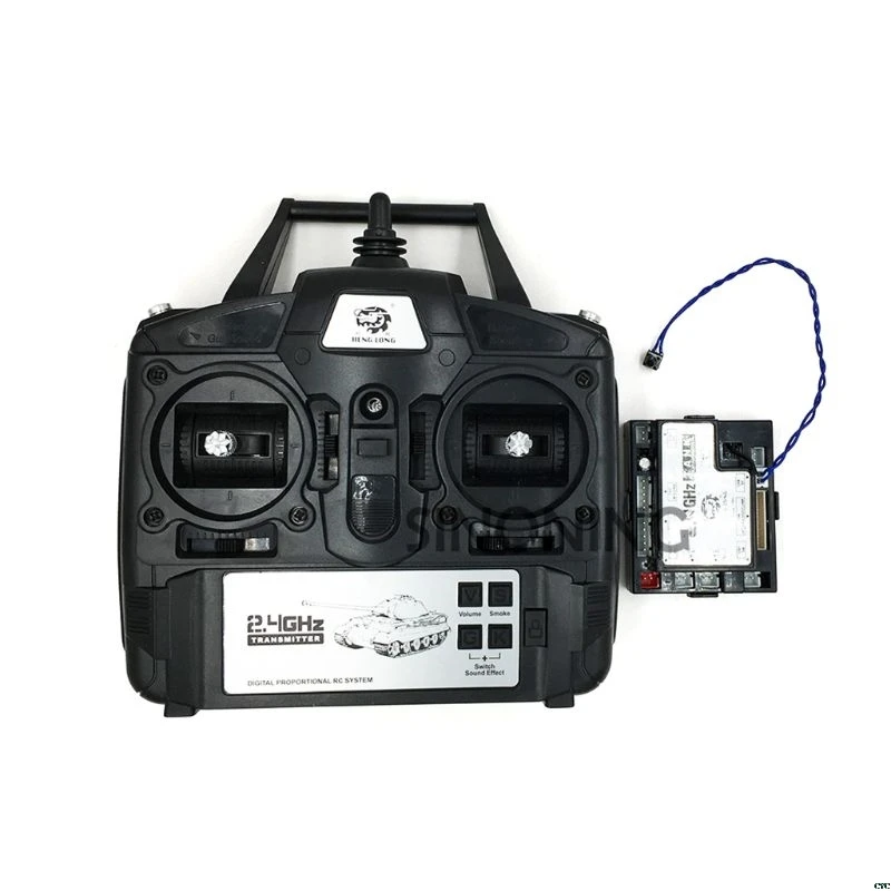 

2.4GHz 5.3 Version 1/16 Controller Transmitter Remote Control Set For Heng Long RC Tank DIY RC Toy Kit Remote Control Parts