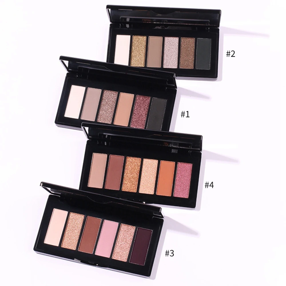 

New Eyeshadow Palette 6Colors Eyeshadow Matte Naked Eye shadow Palette Naked Makeup Korea Cosmetics Collocation method