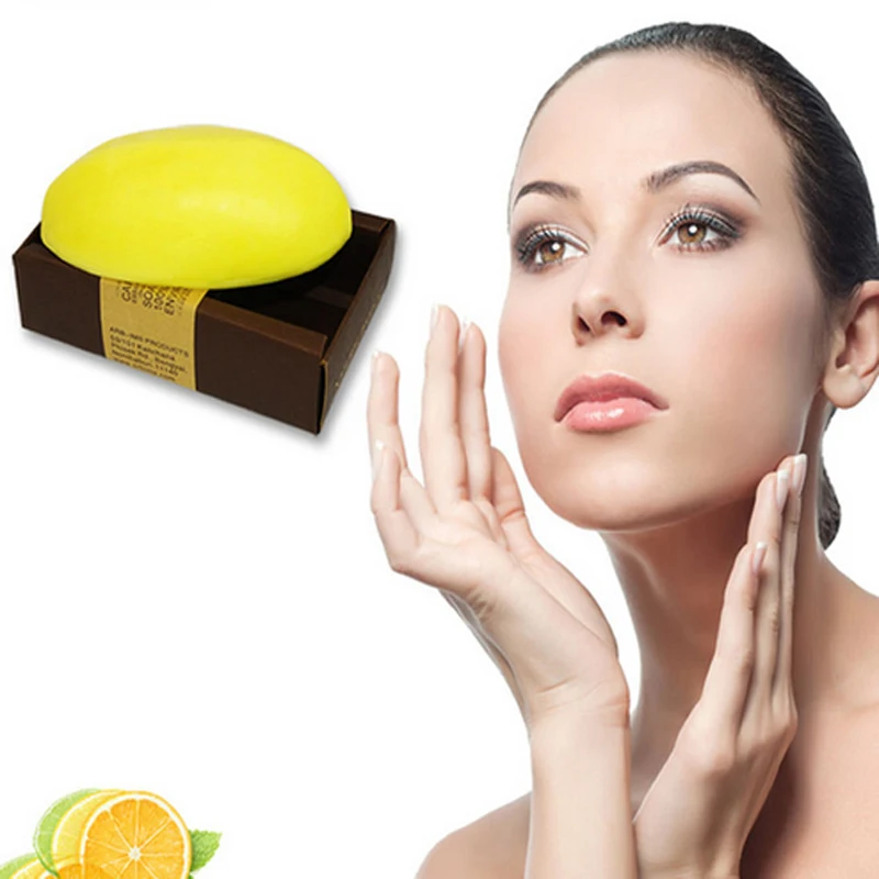 Lemon Handmade Soap Whitening Soap Bath Shower Soap Body Skin Health Care Cleanning Beauty Life
