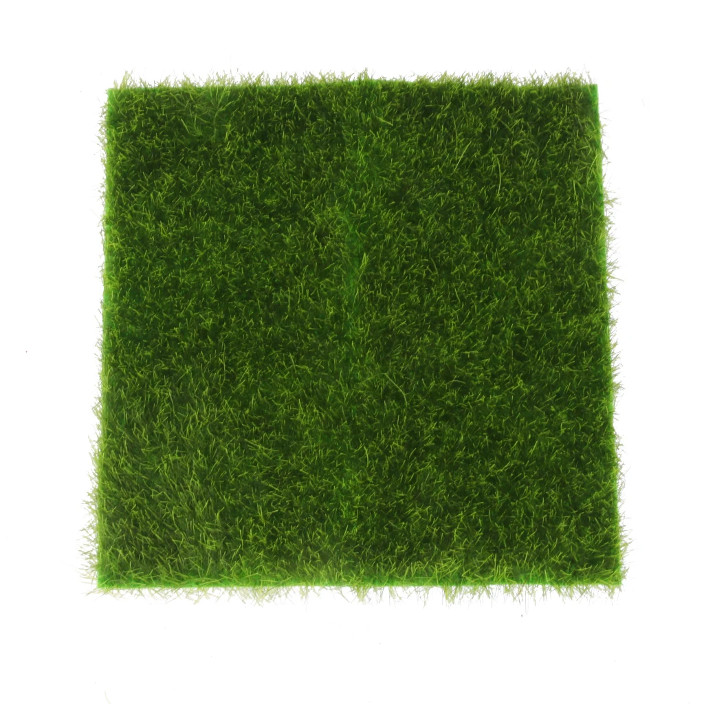 Мини микро ландшафт мха орнамент газон искусственный газон для миниатюрных DIY Сказочный Сад имитация растений Искусственный Поддельный Мох Зеленый