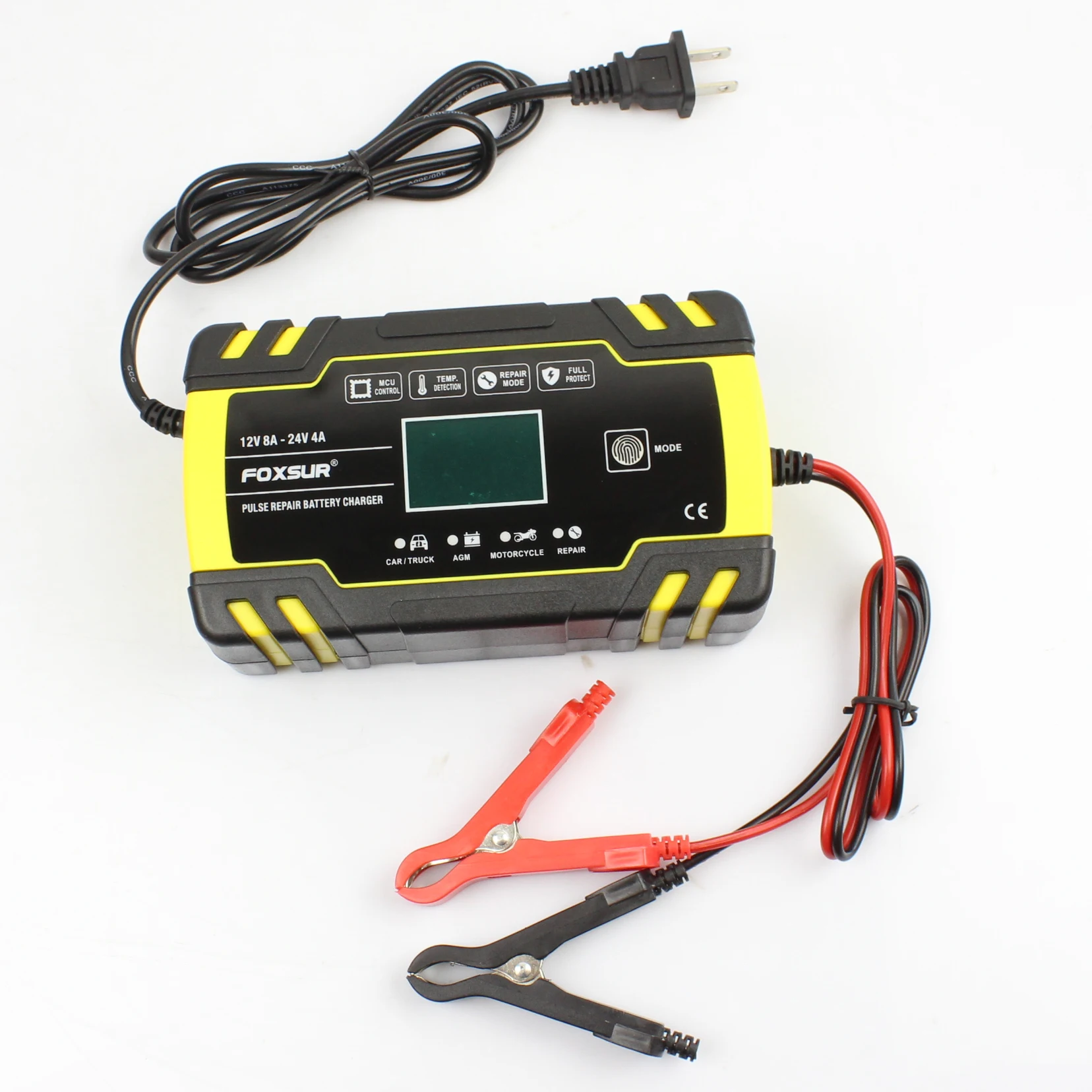 Зарядное foxsur 12v. FOXSUR 12v 8a 24v 4a. Smart Battery Charger 12v 24v. Умная зарядка для аккумуляторов автомобильных FOXSUR 12v. ЗУ FOXSUR 12v 8a 24v 4a.