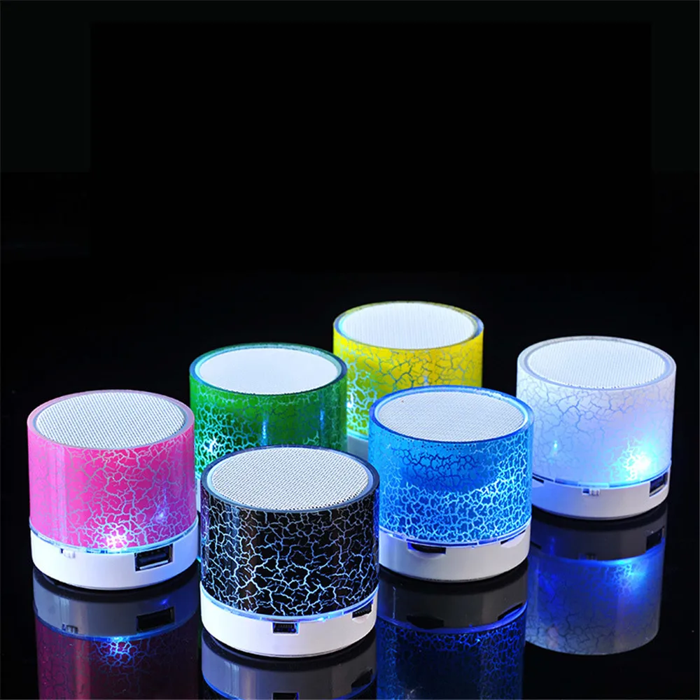 

A9 Bluetooth Speaker Mini Wireless Loudspeaker Crack LED TF USB Subwoofer bluetooth Speakers mp3 stereo audio music player