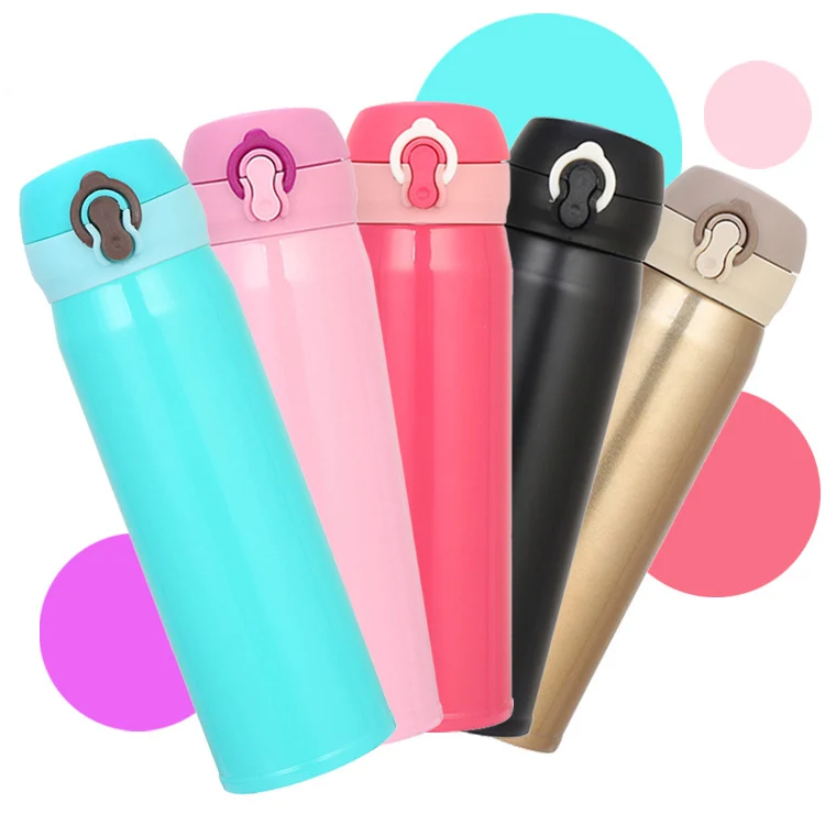 Stainless Steel500ml Thermal Bottle Insulated Bottle Coffee Holder