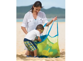 

Super large practical travel net bag beach toys swimsuit receive bag storage basket