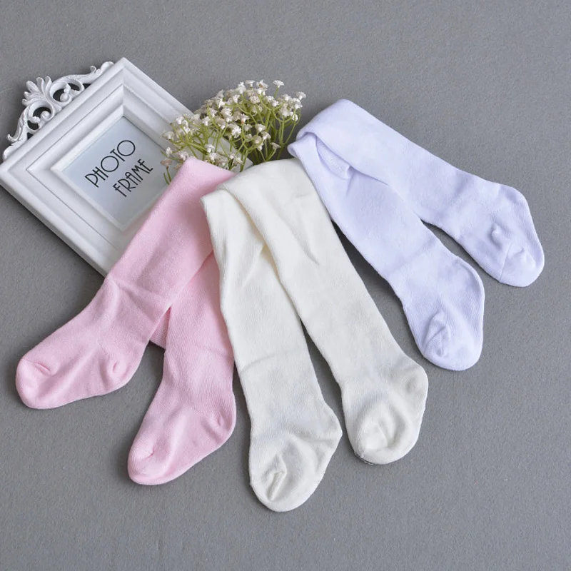 Buy 2017 Baby Girls Tights Newborn Princess Jacquard Weave Cotton Pantyhose
