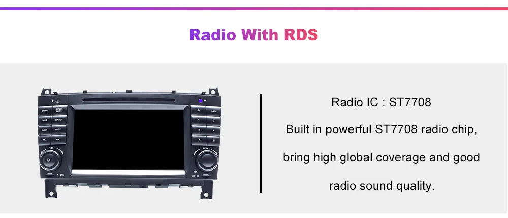 Cheap 2 Din Android 9 Car DVD Multimedia For Mercedes/Benz W203 W209 W219 A-Class A160 C-Class C200 CLK200 GPS Navigation radio stereo 8