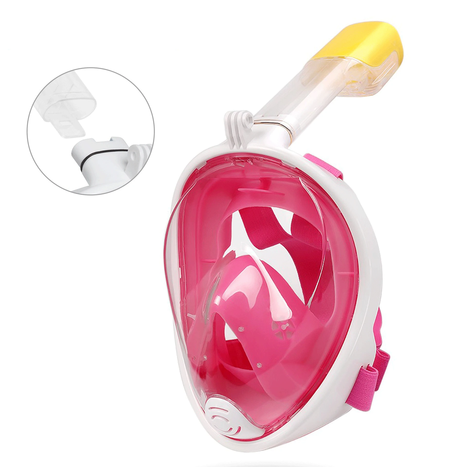 Buy Fast To Russian! Diving Mask Underwater Scuba Anti Fog Full Face Diving Mask Snorkeling Set With Anti skid Ring Snorkel For Swim