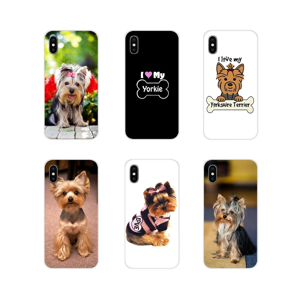 

For Xiaomi Redmi Note 6A MI8 Pro S2 A2 Lite Se MIx 1 Max 2 3 For Oneplus 3 6T Soft Transparent Cases Yorkshire Terrier Puppy Dog