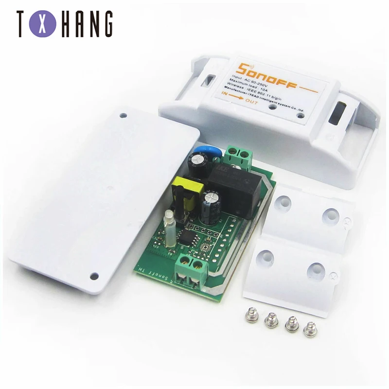 

Itead Sonoff Smart Wifi Switch DIY Smart Wireless Remote Switch Domotica Wifi Light Switch Smart Home Controller Work with Alexa