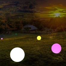 Дистанционное управление светодиодные фонари для сада мяч водонепроницаемый газон лампы шары Крытый Открытый Свадебная вечеринка праздничное освещение украшения