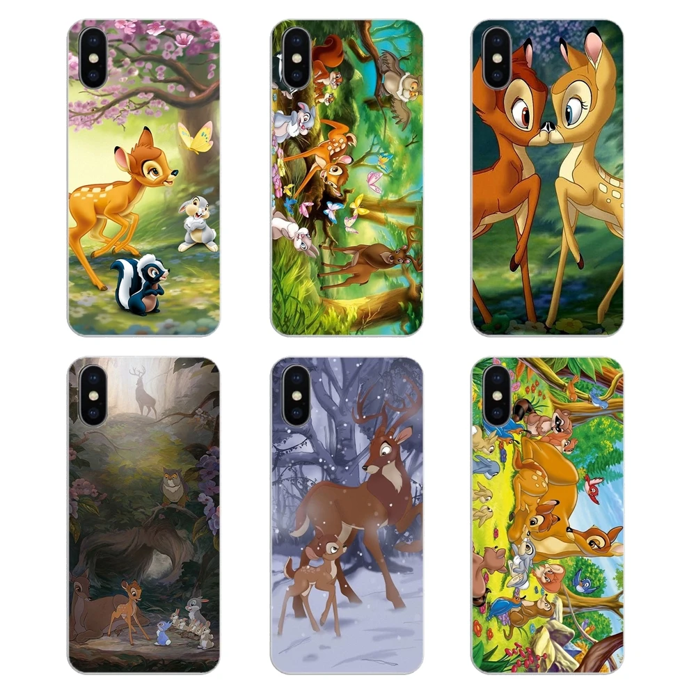 

For Huawei Honor 8 8C 8X 9 10 7A 7C Mate 10 20 Lite Pro P Smart Plus Silicone Phone Case Graffiti Deer Bambi Cartoon Kissing Art