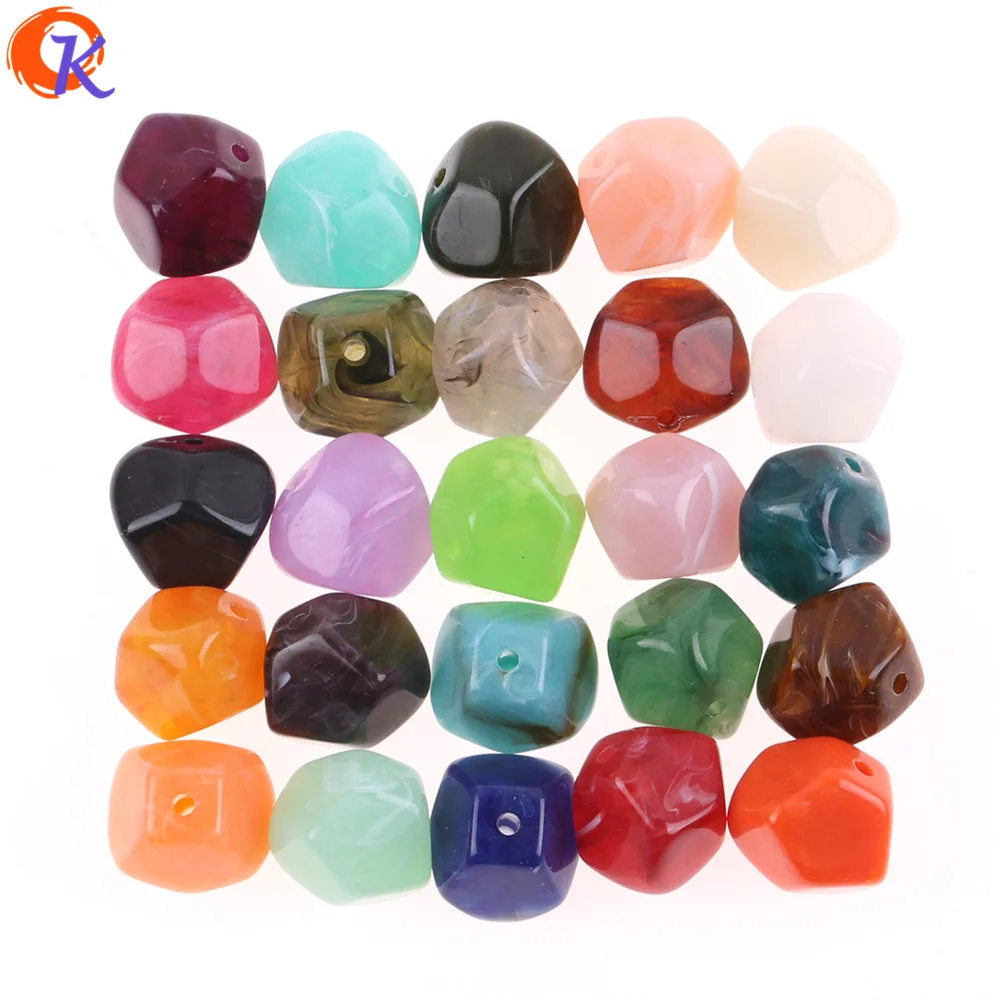 

Cordial Design 20*22MM 90Pcs Resin Beads/Jewelry Accessories/Hand Made/Marble Effect Bead/Octagon Shape/DIY/Earring Findings