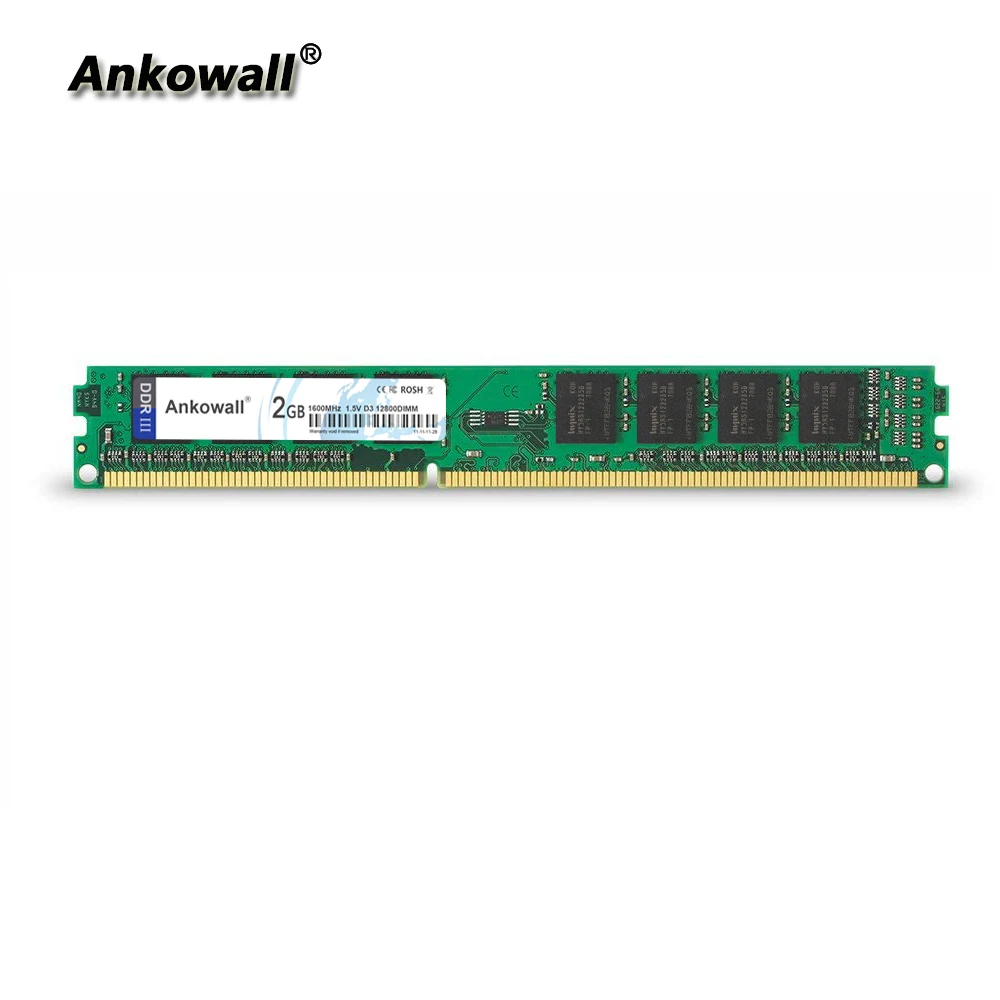 Ankowall DDR3 2 Гб ОЗУ 1333 1600 нет-ECC Настольный ПК Память 240 контакты система Высокая совместимость