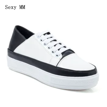 

Flats Women Loafers Woman Casual Shoes Skate Walking Flat Platform Shoes Plus Size 33 - 40 41 42 43