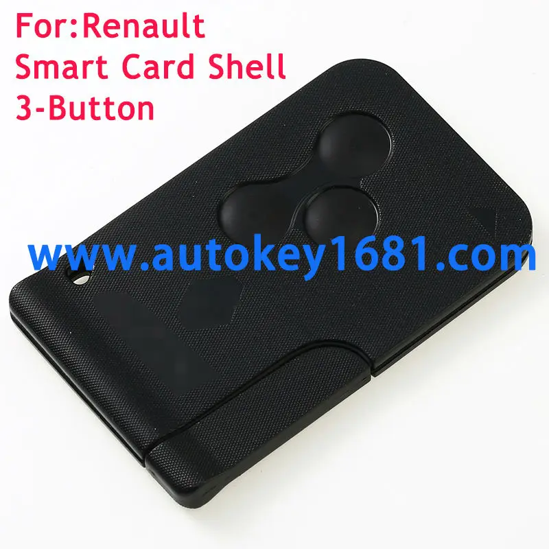 Replacement Case fit for RENAULT Megane Scenic Smart Card 3button key
