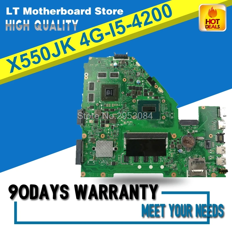 X550JK Mainboard For ASUS Flying Fortress X550J X550JD X550JX ZX50J