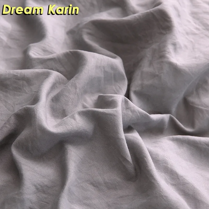 Dream Karin высококачественные одеяла постельных принадлежностей роскошные Твердые пододеяльник набор для взрослых один/queen/King