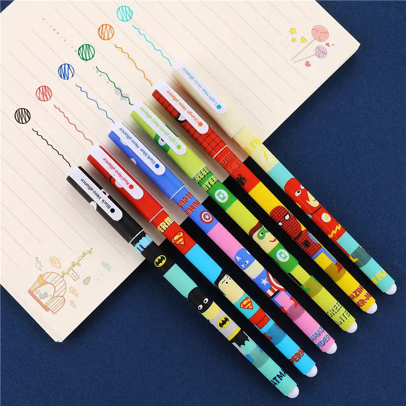 10pcs 6pcs kawaii flower colorful Chancery gel pen papelaria office school supplies stationary canetas coloridas color pen 04083