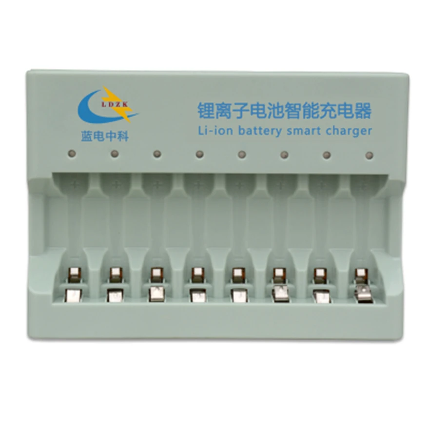 8PCS 1.5v 3000mWh no memory effect rechargeable lithium polymer lithium ion polymer lithium battery + 8 slot smart charger