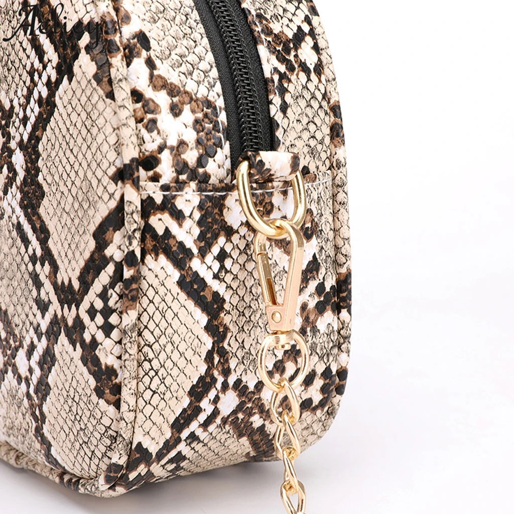 Aelicy, модная женская кожаная леопардовая универсальная сумка на плечо с цепочкой, Женская сумочка, сумка-мессенджер, клатч, кошельки