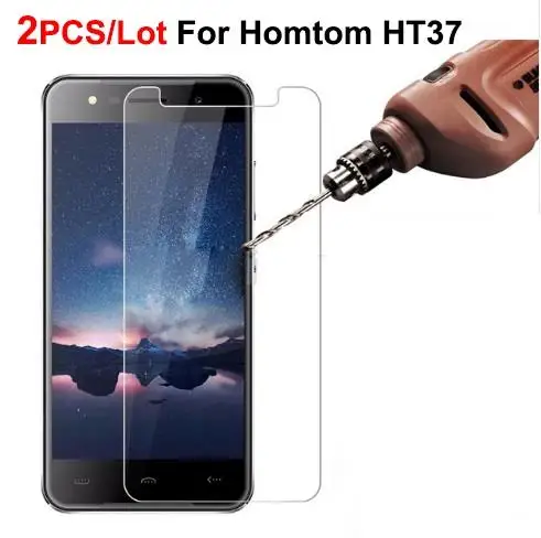 

For Homtom HT37 Glass Tempered Glass For Doogee Homtom Ht37 HT37 Pro 5.0" 2.5D 9H Premiun Screen Protective Glass Film HT37 pro