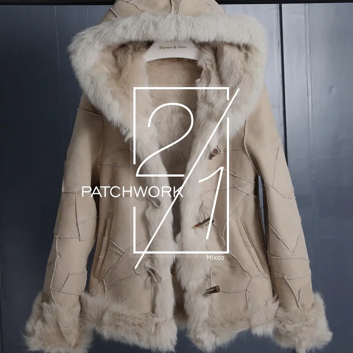 Зимнее женское пальто из натурального меха ягненка, женская верхняя одежда из натурального овечьего меха, натуральная шерстяная куртка с мехом, Новое поступление, бренд