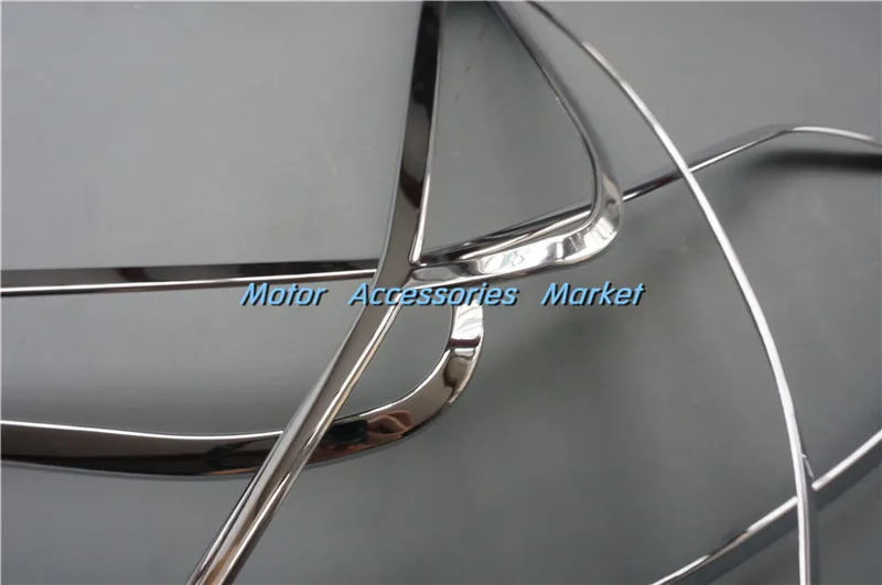 Chrome Передняя фара Крышка отделки Автомобиль Стайлинг для Hyundai Sonata LF