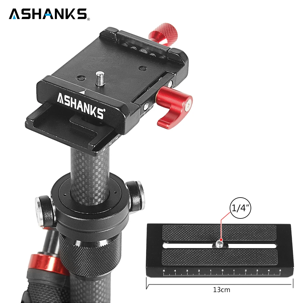 ASHANKS углеродное волокно 57 см/22,4 ''Ручной Стабилизатор Steadycam для DSLR Steadicam Canon sony Nikon GoPro AEE DSLR видеокамера