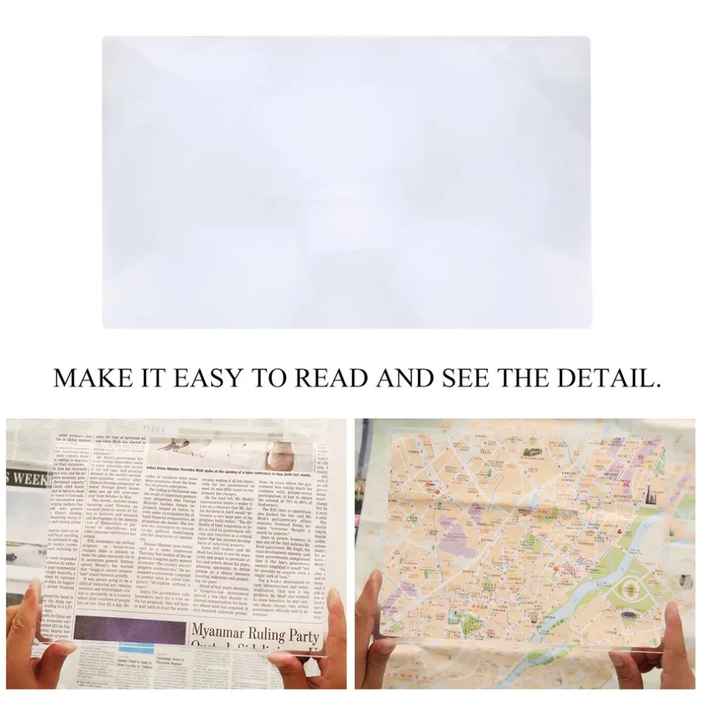 

Magnifying Glass large A4 Magnifier Reading Book glasses