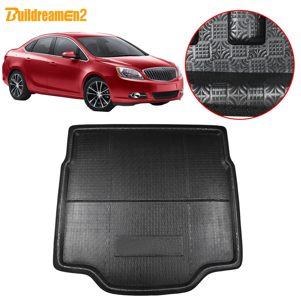 

Buildreamen2 For Buick Verano Sedan 2015 2016 2017 2018 Car Rear Trunk Mat Floor Carpet Tail Tray Boot Mud Tail Cargo Pad