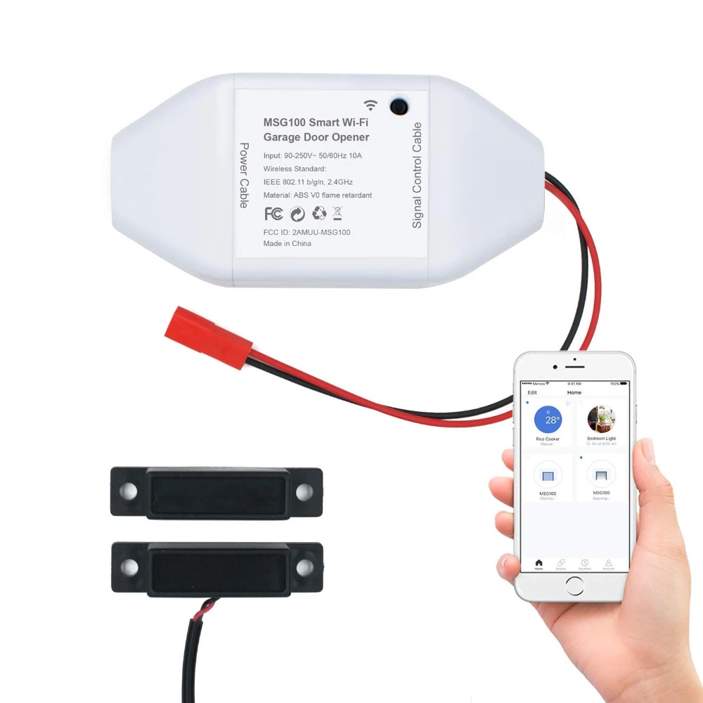 Meross Smart Wi Fi Garage Door Opener App Control Compatible With Alexa Google Assistant And Ifttt No Hub Needed Msg100 Smart Power Socket Plug Aliexpress Meross Smart Wi Fi Garage Door Opener App Control Compatible With Alexa Google Assistant And Ifttt No Hub Needed Msg100 Smart Power Socket Plug Aliexpress
