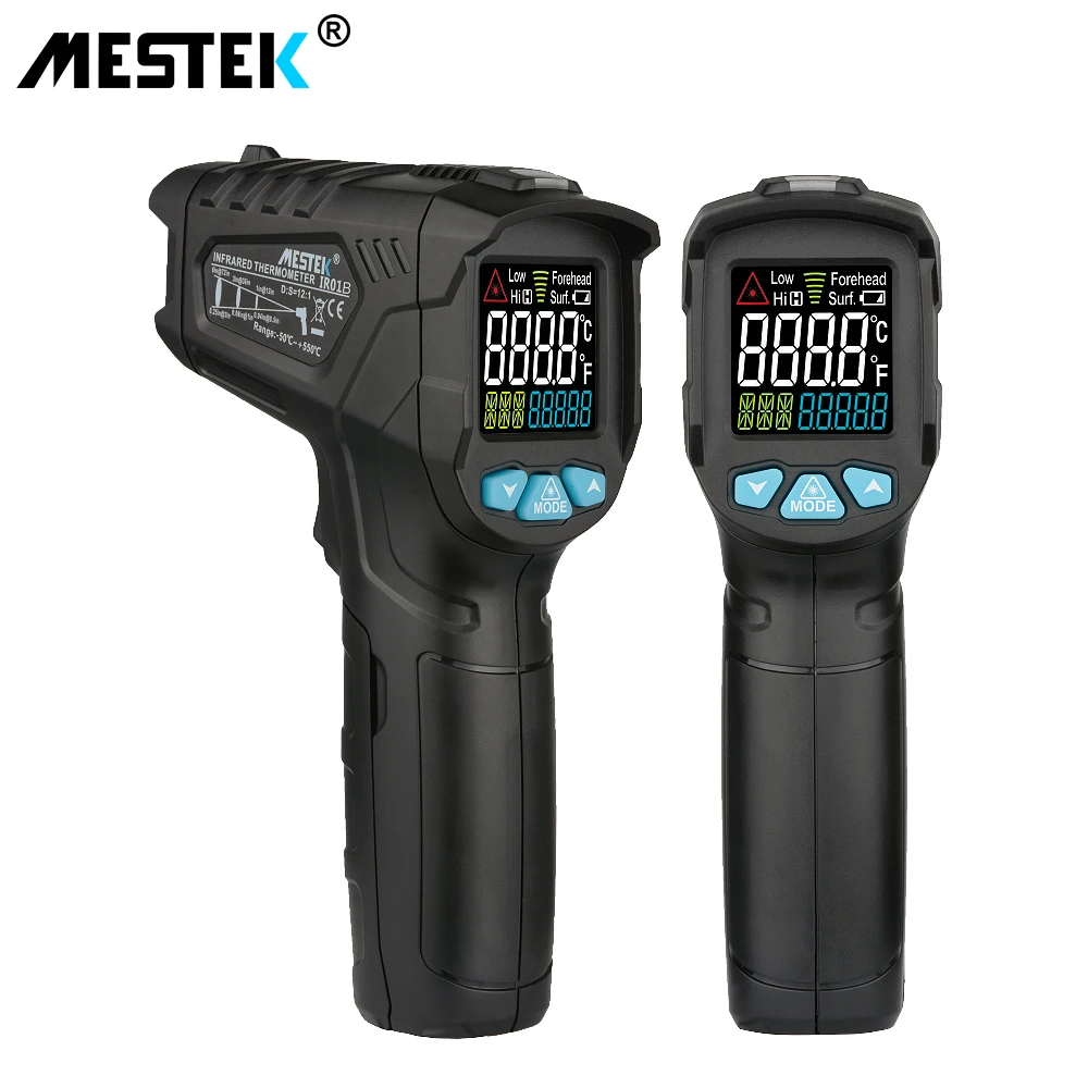 

Digital thermometer humidity meter infrared thermometer hygrometer temperature humidity meter pyrometer IR01A/B/C