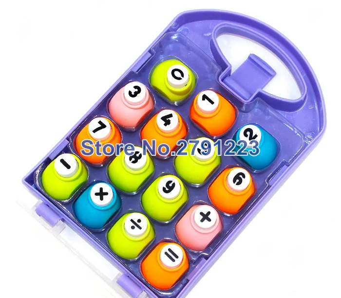 

Small Numbers/Digital Craft Hole Punch Set Scrapbook Handmade punchers paper cutter 2017 New Arrival Free shipping