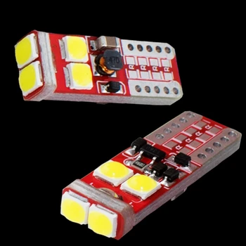 

2017 New High Quality 2PCS T10 XBD LED Car Light Super Bright 6 SMD W5W 194 501 Auto Marker Lamp Wedge Tail Side Bulb White 12V